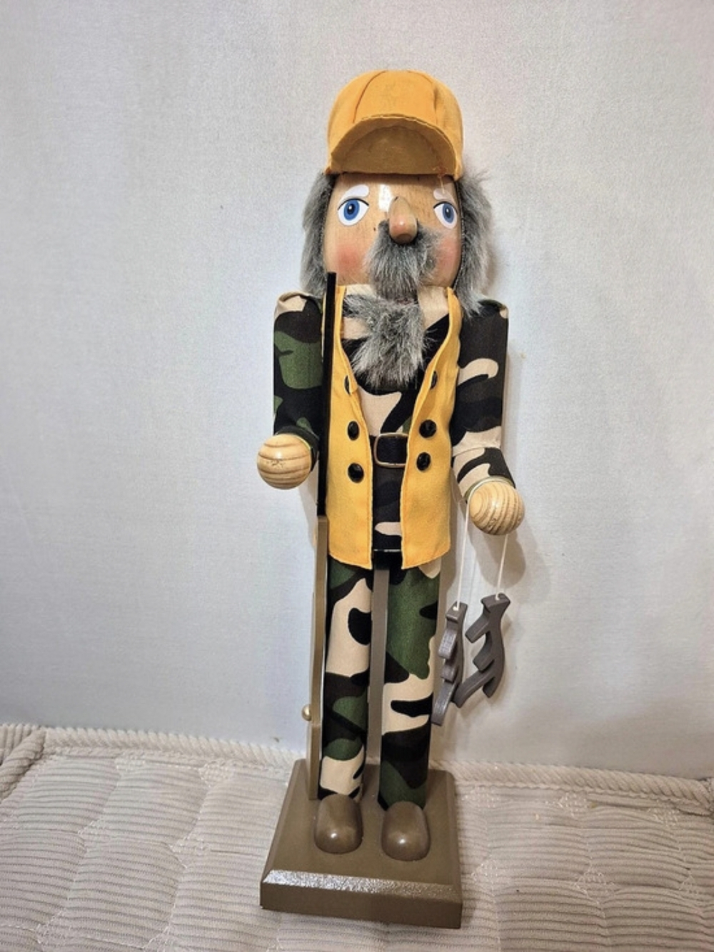 Nutcracker Deer Hunter In Camouflage